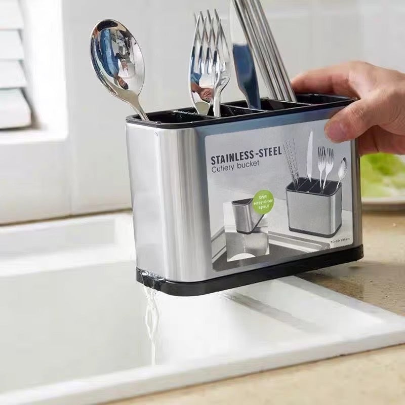 Stainless Steel Cutlery Holder