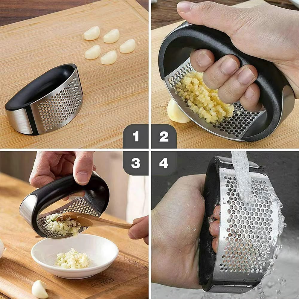 Multi-Purpose Manual Food Crusher – Handheld Kitchen Mincer