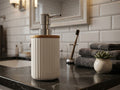 Bamboo Lid Liquid Soap Dispenser