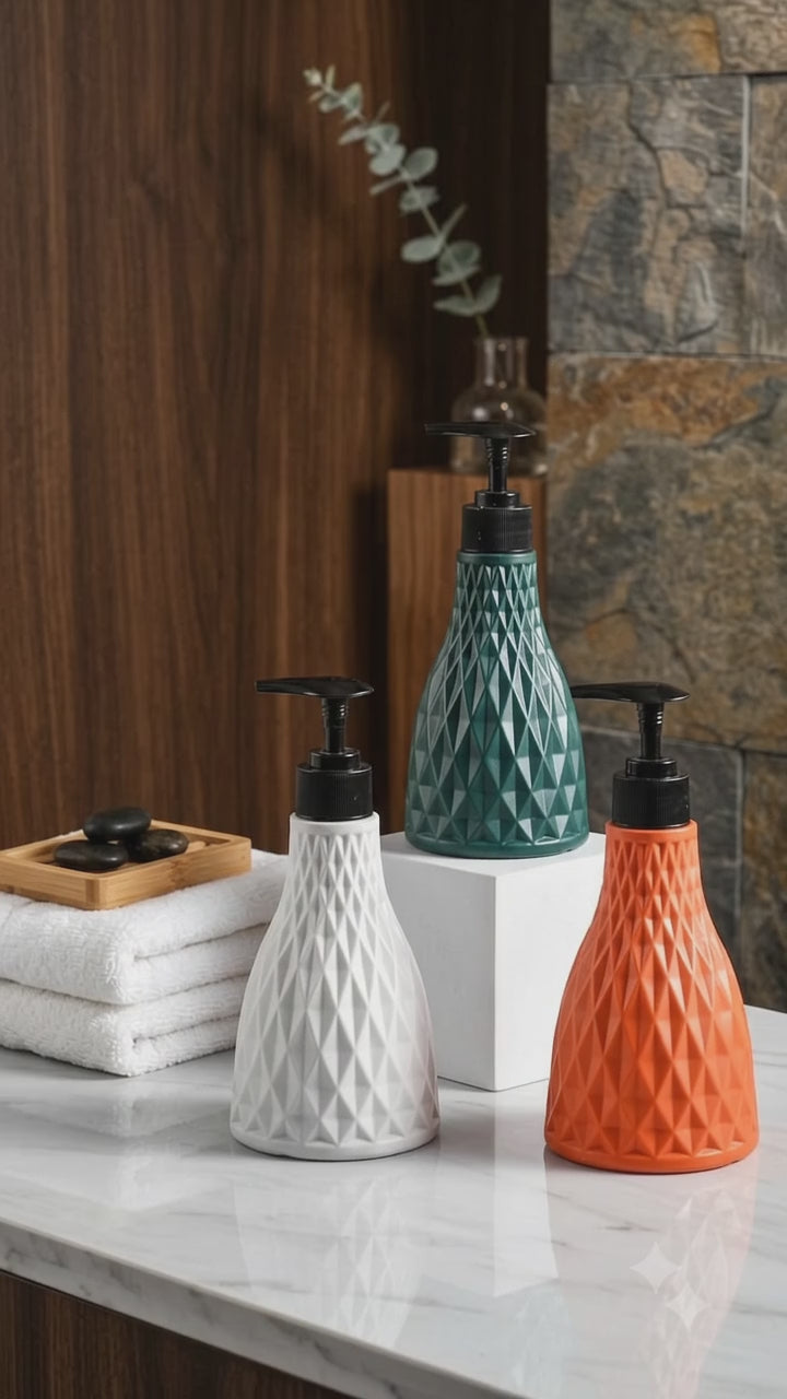 Premium Diamond Textured Fiber Hand Wash Dispenser