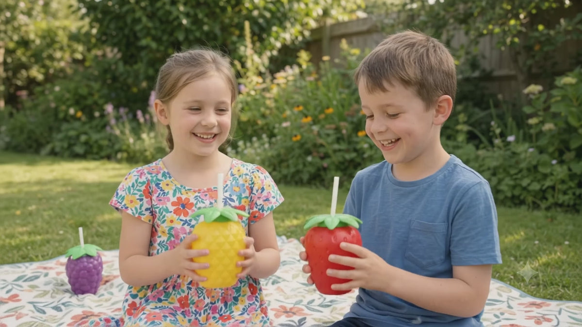 Fruit-Shaped Plastic Juice Cup
